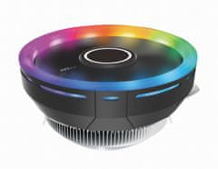 shumee GEMBIRD CPU FAN HURACAN ARGB X110, MULTICOLOR LED, 12,4CM, 75W, 4PIN