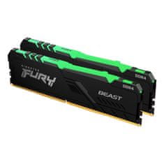 shumee Kingston 32GB 3600MHz DDR4 CL18 DIMM (sada 2) FURY Beast RGB KF436C18BBAK2/32