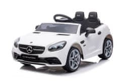 Lean-toys Autobatérie Mercedes SLC 300 White