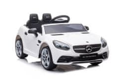 Lean-toys Autobatérie Mercedes SLC 300 White