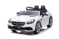 Lean-toys Autobatérie Mercedes SLC 300 White