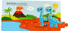 Svojtka Dinosaury - Knižka s puzzle