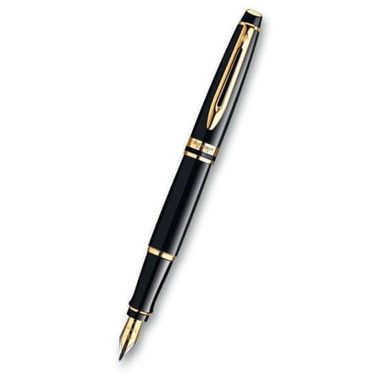 Waterman Expert Black Lacquer GT plniace pero hrot F