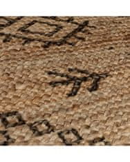 Flair Behúň Printed Jute Rowen Natural/Black 60x230