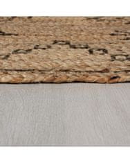 Flair Behúň Printed Jute Rowen Natural/Black 60x230