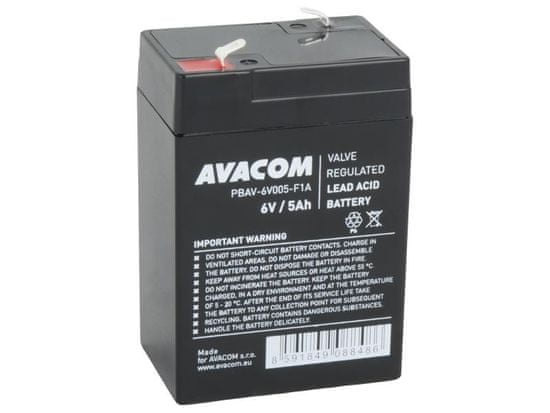 Avacom  baterie 6V 5Ah F1 (PBAV-6V005-F1A)