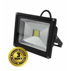 Solight Reflektor LED 20W čierny SOLIGHT WM-20W-E