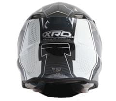 XRC Prilba na motokros Tichi black/grey vel´. L