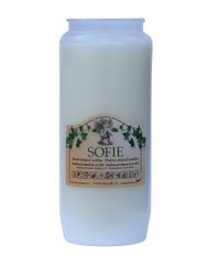 Sviečka olejová Sofia - 285 g biela