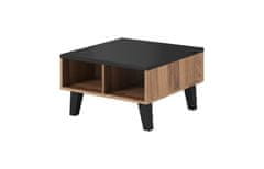 shumee Konferenční stolek LOTTA 60 wotan + černá mat