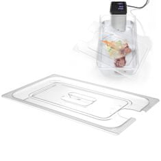 shumee Polykarbonátové veko s výrezom pre Sous-Vide pre nádoby GN 1/2 - Hendi 864210