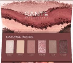 SANTE Naturkosmetik Minerálne očné tiene Palette - NATURAL ROSES - 6g