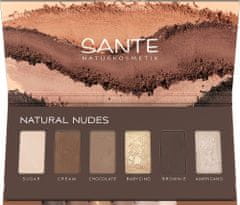 SANTE Naturkosmetik Minerálne očné tiene Palette - NATURAL NUDES - 6g