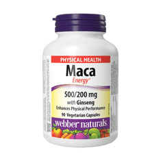 Webber Naturals Maca a Ženšen 500/200mg