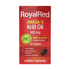 Webber Naturals Omega-3 RoyalRed Krill Olej 500mg