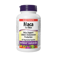 Webber Naturals Maca pre mužov 1650mg + senovka grécka