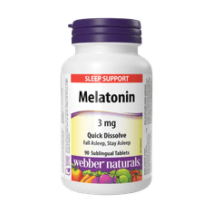 Webber Naturals Melatonin 3mg - 90ks