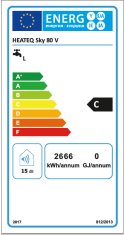 Heateq Elektrický ohrievač vody SKY 80V