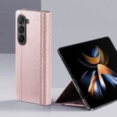 Dux Ducis Bril knižkové puzdro na Samsung Galaxy Z Fold 5 5G, ružové