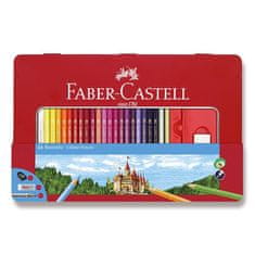 Faber-Castell Pastelky 48 farieb + príslušenstva