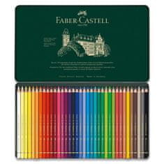 Faber-Castell Pastelky Polychromos plechová krabička, 36 farieb