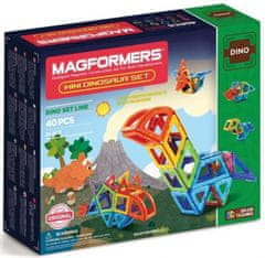 Magformers Mini Dinosaur Set 40 dielikov