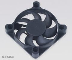 Akasa ventilátor - 50x10 mm - čierny