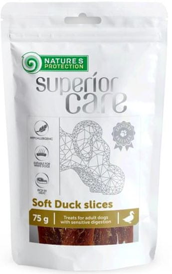 Nature's Protection Nature 'Protection Superior Care Dog Snack kačacie plátky 75 g