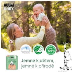 MUUMI BABY 5 Maxi+ 10-16 kg (132 ks), mesačné balenie eko plienok