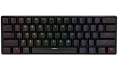 Endorfy herná klávesnica Thock Compact RD RGB /USB/ red sw. / bezdrôtová / mechanická / US layout / mini / čierna RGB