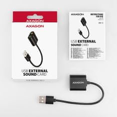 ADA-12, USB 2.0 - externá zvuková karta, 48kHz/16-bit stereo, kovová, kábel USB-A 15 cm