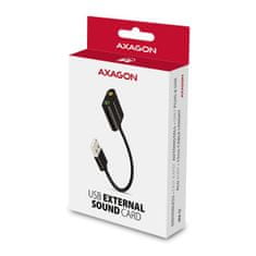 ADA-12, USB 2.0 - externá zvuková karta, 48kHz/16-bit stereo, kovová, kábel USB-A 15 cm