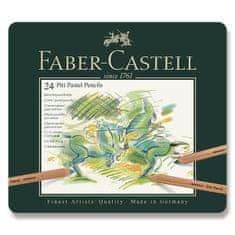 Faber-Castell Umelecké pastely Pitt Pastel plechová krabička, 24 farieb