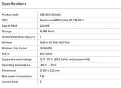 Mikrotik RBLHGG-60ad, 60GHz Wireless Wire Dish jednotka