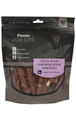 Dibaq Pochúťka FFL pes treat duck with rawhide stick 400g