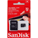 SanDisk microSDHC Card 32 GB + adaptér