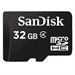 SanDisk microSDHC Card 32 GB + adaptér