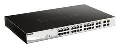 D-Link DGS-1210-24P, 24 PoE 10/100/1000 Base-T port + 4 TP/SFP Combo Ports