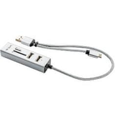 Yenkee YHC 103SR USB C OTG HUB+čítačka