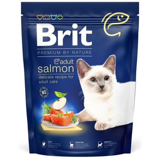 Brit Premium by Nature Cat Adult Salmon 300 g