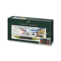 Faber-Castell Akvarelové popisovače Albrecht Dürer Urban sketch, 5 farieb