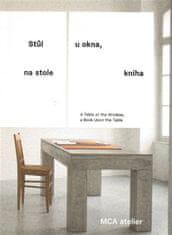 Stôl pri okne, na stole kniha - Jana Tichá