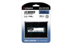 Kingston SSD DC1000B 240GB M.2 PCIe NVMe Gen3 x4 3D TLC (čítanie/zápis: 2200/290MBs; 111/12k IOPS; 0.5 DWPD) - boot drive