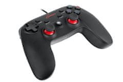 Genesis Drôtový gamepad P65, pre PS3/PC, vibrácie