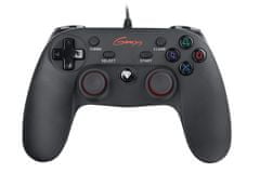 Genesis Drôtový gamepad P65, pre PS3/PC, vibrácie