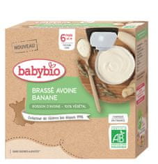 Babybio 4x Kaša nemliečna ovsená s banánom 85 g