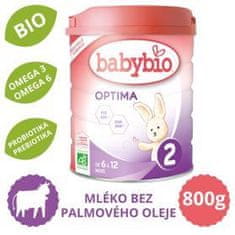 Babybio OPTIMA 2 dojčenské bio mlieko 800 g