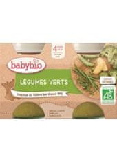 Babybio Príkrm zelená zelenina 2x 130 g