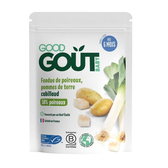 GOOD GOUT BIO Pór so zemiačikom a treskou 190 g