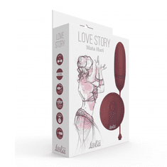 Lola Games Vibračné vajíčko Love Story Mata Hari červené